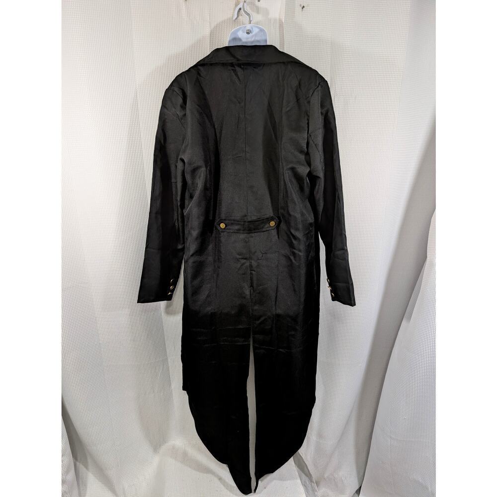 NWT! IWEMEK! COSTUME- BLACK FORMAL JACKET/VEST TUXEDO JACKET WITH TAILS! SZ M - Picture 7 of 10